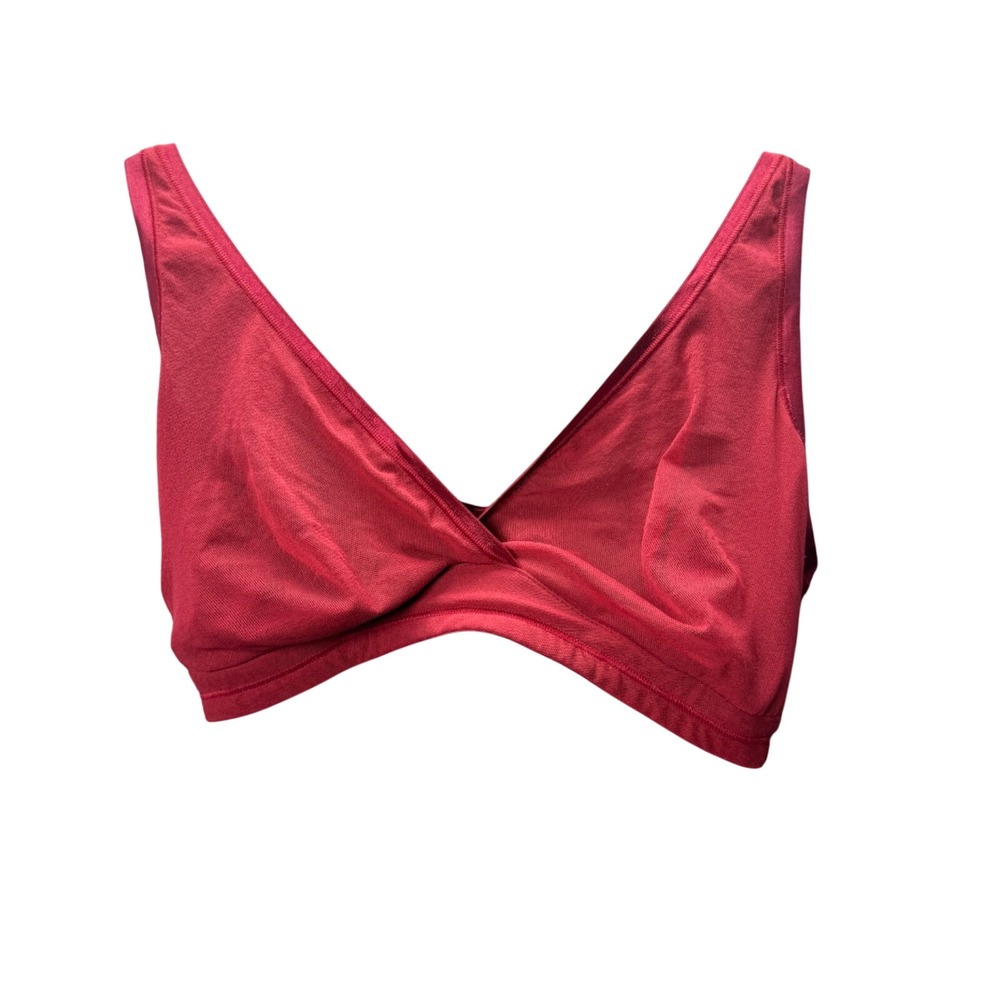 Cosabella Bralette Women L Red Polyamide Italian Lingerie Luxury Minimalist Chic
